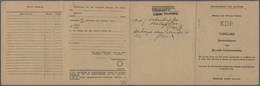 Br Niederländisch-Indien: 1945. Dutch Indies Identity Card Issued To Mrs Severijn-Woud Dated '17th Nov 45'. Given To Her - Indie Olandesi