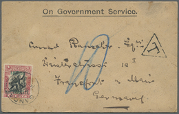 Br Nordborneo: 1905. Official Envelope Addressed To Germany Headed 'On Government Service' Bearing North Borneo 'British - Borneo Del Nord (...-1963)