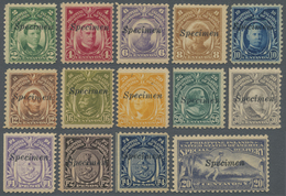 * Philippinen: 1917(1925, Definitives 13 Different Values 2c. Green To 4p. Blue And Special Delivery Stamp 20c. Violet B - Filippine