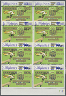 ** Philippinen: 1985, Olympic Summer Games Montreal 15 On 10s. With Additional Opt. In Gold (normal) And Black '45th ANN - Filippine