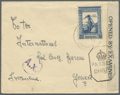 Br Portugiesisch-Indien: 1940-45 CENSORED MAIL TO SWITZERLAND: Three Censored Covers To The Red Cross Bureau In Geneve A - India Portoghese