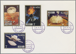 Br Ras Al Khaima: 1972, Pioneer Project, Perf. And Imperf. Issue, Complete Sets Of Five Values Each On Three Unaddressed - Ras Al-Khaima