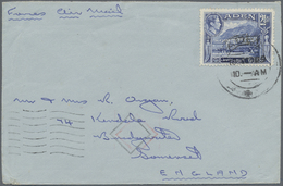 Br Saudi-Arabien: 1949. Air Mail Envelope Written From 'R.A.F. Salalah, Aden Command, Saudi Arabia' Addressed To England - Arabia Saudita