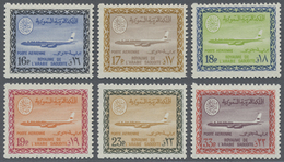 ** Saudi-Arabien: 1966-78, Airmails 18 Values Mint Never Hinged, Michel Catalogue Value 440++ Euro - Arabie Saoudite