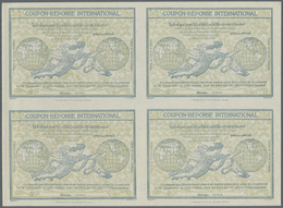 GA Thailand: Design "Rome" 1906 International Reply Coupon As Block Of Four Siam (native Characters - So Not Known Till - Thaïlande