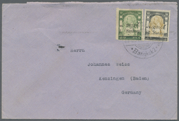 Br Thailand: 1910. Envelope Addressed To Germany Bearing SG 127, 2s On 2a Yellow-green And SG 135, 12s On 8a Olive And B - Thaïlande