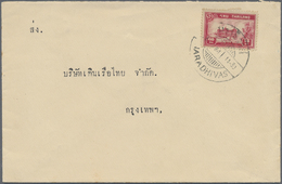 Br Thailand: 1941. Envelope To Bangkok Bearing SG 288, 10s Carmine Tied By Bilingual Nara-Dhivas Date Stamp. - Thaïlande