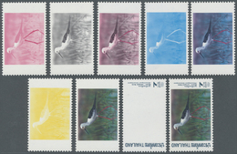 ** Thailand: 1997. Progressive Proof (8 Phases) For The Second 7b Value Of The WATERFOWL Series Showing "Black-winged St - Thaïlande