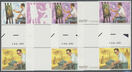 ** Thailand: 1997. Progressive Proof (11 Phases Inclusive Original) In Vertical Gutter Pairs For Two 2b Values Of The Se - Thaïlande