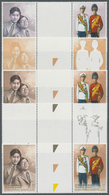 ** Thailand: 1999. Progressive Proof (11 Phases Inclusive Original) In Vertical Gutter Pairs For The 3b And 6b Values Of - Thaïlande