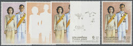 ** Thailand: 1999. Progressive Proof (10 Phases) For The Second 6b Value Of The Set "KING BHUMIBOL ADULYADEJ'S 72nd BIRT - Thaïlande