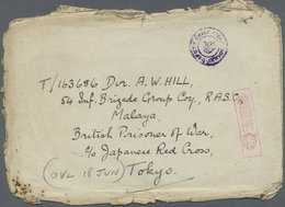 Br Thailand - Besonderheiten: 1942, PRISONER OF WAR MAIL BURMA THAI RAILWAY, Stampless Envelope (heavy Faults) Written B - Thailand