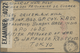 Br Thailand - Besonderheiten: 1942, PRISONER OF WAR MAIL. BURMA THAI RAILWAY. Stampless Envelope Endorsed 'Prisoner Of W - Tailandia