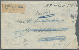 Br Thailand - Besonderheiten: 1945, PRISONER OF WAR MAlL. BURMA THAI RAILWAY. Stampless Cover Endorsed 'Ex P.O.W. Mail' - Thailand