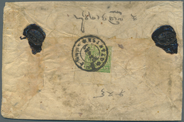 Br Tibet: 1939/1952, Lot Of 5 Covers, Each With Single Franking 4 T Green In Various Color Shades, Sent From LHASA, GYAN - Asia (Other)