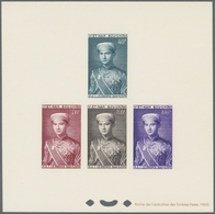 Vietnam-Süd (1951-1975): 1954, Crown Prince Bao-Long Set On Two Epreuves De Luxe By Atelier De Farbrication.. Paris. - Viêt-Nam