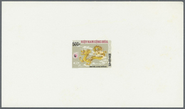 Vietnam-Süd (1951-1975): 1975, Electricity, Development Etc. Unissued Sets (4): Epreuves De Luxe (8). - Vietnam