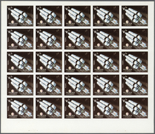 ** Schardscha / Sharjah: 1972. Progressive Proof (6 Phases) In Complete Sheets Of 25 For The Fourth 1r Value Of The APOL - Sharjah