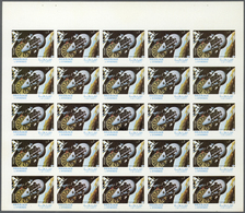 ** Schardscha / Sharjah: 1972. Progressive Proof (5 Phases) In Complete Sheets Of 25 For The Third 1r Value Of The Set " - Sharjah