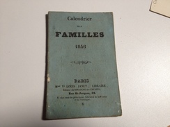 CALENDRIER Des Familles, 1846 - Small : ...-1900