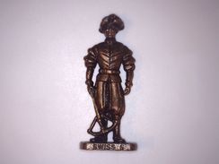 FIGURINE KINDER METAL SOLDAT SWISS (suisse) N°6 - Figurines En Métal