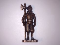 FIGURINE KINDER METAL SOLDAT SWISS (suisse) N°5 - Figurines En Métal