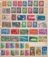 ISRAEL 1948-1957 50 STAMPS CANCELLED - Used Stamps (without Tabs)