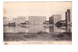 13 Saint Louis Du Rhone Les Minoteries Cpa Cachet 1915 Port St Louis - Saint-Louis-du-Rhône