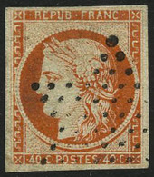 Oblit. N°5 40c Orange, Signé JF Brun - TB - 1849-1850 Cérès