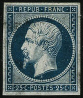 ** N°10c 25c Bleu, Réimp - TB - 1853-1860 Napoléon III.