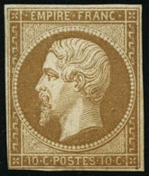 * N°13A 10c Bistre, Type I - TB - 1853-1860 Napoléon III.