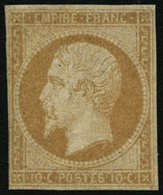 * N°13A 10c Bistre, Type I Petites Marges - B - 1853-1860 Napoleon III