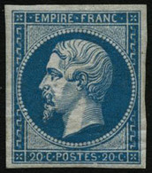 ** N°14B 20c Bleu, Type II - TB - 1853-1860 Napoleon III