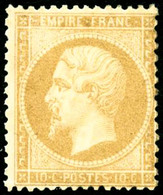 * N°21 10c Bistre - TB - 1862 Napoleon III