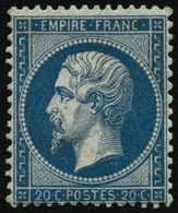 ** N°22 20c Bleu - TB - 1862 Napoleon III