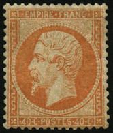 ** N°23 40c Orange, Signé Calves - TB - 1862 Napoleon III