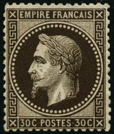 ** N°30b 30c Brun Noir - TB - 1863-1870 Napoleon III With Laurels