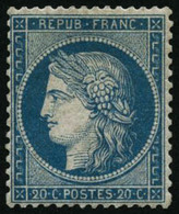 ** N°37 20c Bleu, Pièce De Luxe - TB - 1870 Siege Of Paris