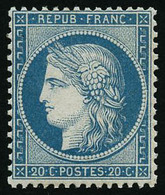 * N°37 20c Bleu, Quasi SC - TB - 1870 Siege Of Paris