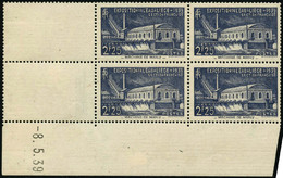 ** N°430 2F25 Outremer, Bloc De 4 CD 8/5/39 - TB - Other & Unclassified