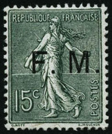 ** N°3 15c Vert-olive - TB - Military Postage Stamps