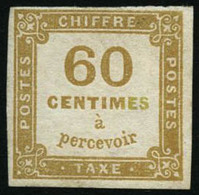 ** N°8 60c Jaune-bistre - TB - Other & Unclassified