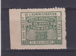 Colis Postaux De Paris Pour Paris N° 51** - Mint/Hinged