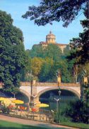 Torino - Ponte Umberto I Sul Po E La Chiesa Di Monte Dei Cappuccini Visti Dal Valentino - 550 - Formato Grande Non Viagg - Bruggen