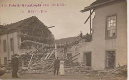 68 - BUHL - CATASTROPHE DE LA FABRIQUE - 19.06.1912 - CARTE PHOTO - Chalampé