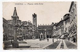 Italie--VERONA--1918-- Piazza Delle Erbe  (animée) ........à Saisir - Verona