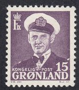 Grønland - Groenlandia - Groenland - 1950 - Yvert 22 Nuovo MNH, 15 øre, Violetto. - Ungebraucht