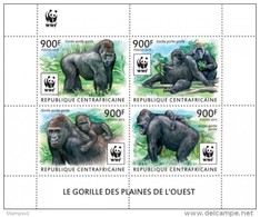 Central African Republic. 2015 WWF – Gorilla (set). (225a) - Gorilas