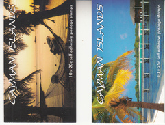2009 Cayman Islands Island Scenes Complete Set Of 2 Unexploded Booklets MNH - Cayman Islands