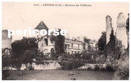 46  Assier  Ruines Du Chateau - Assier